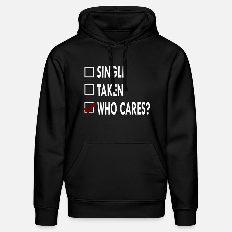 SINGLE who caRES - Sweat à capuche bio DRUMMER Stanley/Stella Unisexe - noir