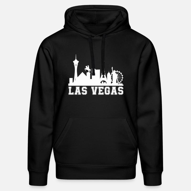 Horizon de Vegas - Sweat à capuche bio DRUMMER Stanley/Stella Unisexe - noir
