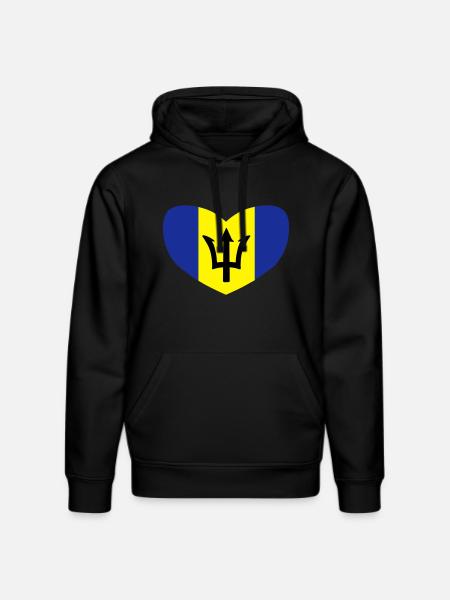 Love Barbados - Stanley/Stella DRUMMER Unisex Organic Hoodie - black