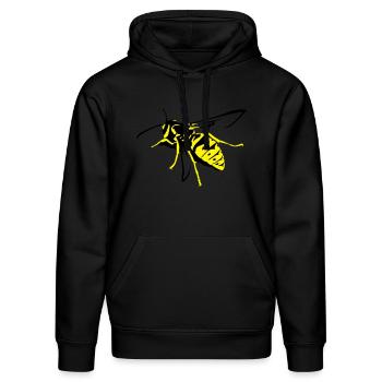 Wesp - Stanley/Stella Unisex Bio-Hoodie DRUMMER  - Schwarz - Vorne - Marisol (170cm) & Nik (191cm)