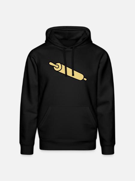 rolling_pin - Stanley/Stella DRUMMER Unisex Organic Hoodie - black