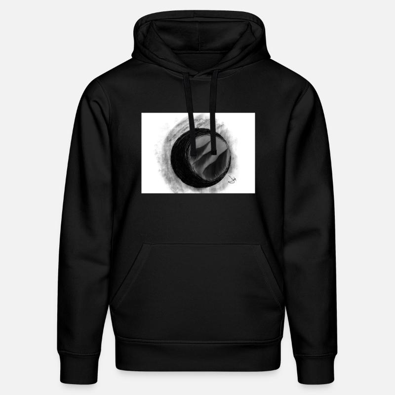 Éclipse finale - Sweat à capuche bio DRUMMER Stanley/Stella Unisexe - noir