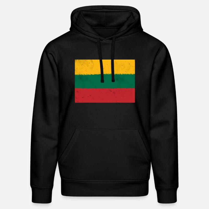 Drapeau de la Lituanie - Sweat à capuche bio DRUMMER Stanley/Stella Unisexe - noir