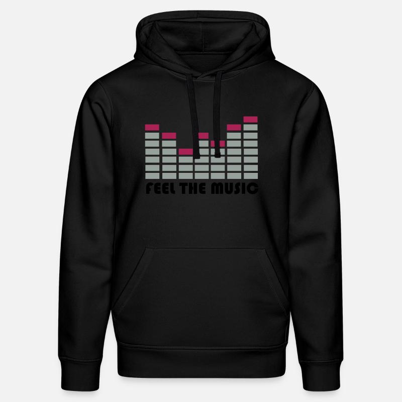 equalizer - Stanley/Stella Unisex Bio-Hoodie DRUMMER  - Schwarz