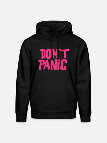 dont´ panic - Stanley/Stella Unisex Bio-Hoodie DRUMMER - Schwarz