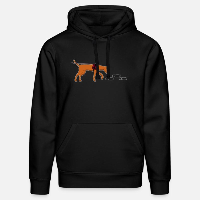 Mantrailing Vizsla - Stanley/Stella Unisex Bio-Hoodie DRUMMER  - Schwarz