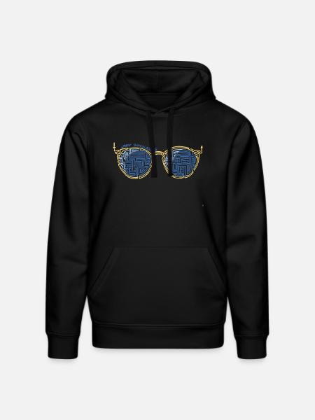 Laby Sunglasses 1 - Stanley/Stella DRUMMER Unisex Organic Hoodie - black