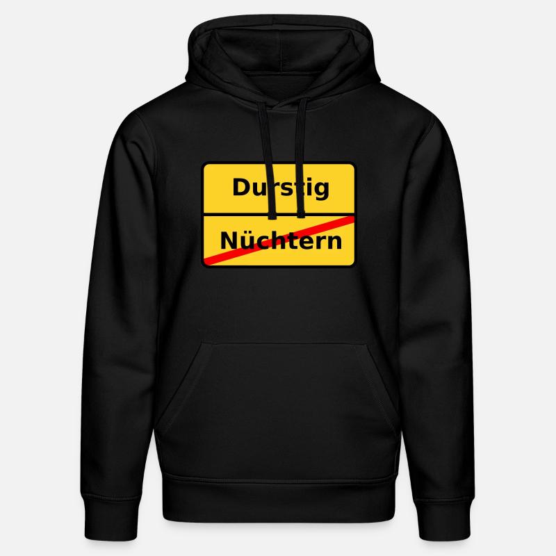 Durstig - Stanley/Stella Unisex Bio-Hoodie DRUMMER  - Schwarz