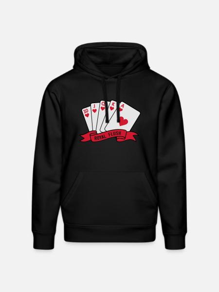 Royal Flush - Stanley/Stella Unisex Bio-Hoodie DRUMMER  - Schwarz