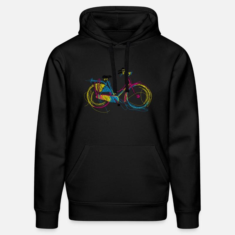 Cyclisme - Sweat à capuche bio DRUMMER Stanley/Stella Unisexe - noir