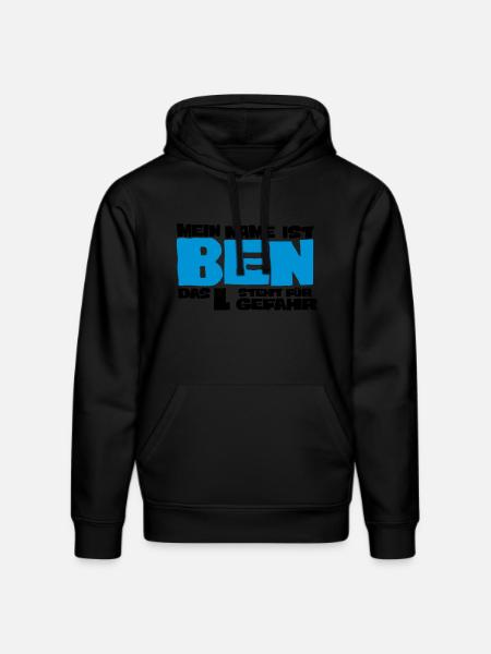 ben - Stanley/Stella Unisex Bio-Hoodie DRUMMER - Schwarz