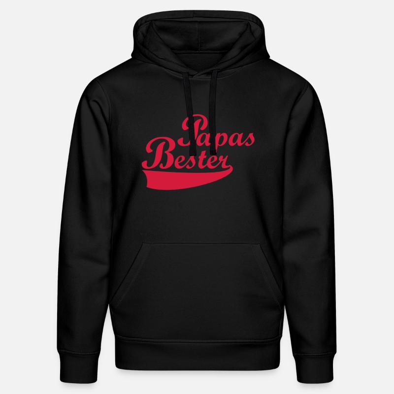 papas meilleur - Sweat à capuche bio DRUMMER Stanley/Stella Unisexe - noir