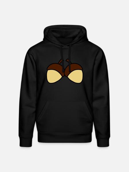 Nuts - Stanley/Stella Unisex Bio-Hoodie DRUMMER  - Schwarz