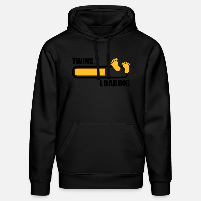 Zwillinge - Stanley/Stella Unisex Bio-Hoodie DRUMMER  - Schwarz