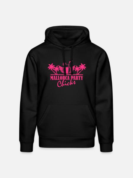 mallorca_party_chicks_01 - Stanley/Stella Unisex Bio-Hoodie DRUMMER  - Schwarz