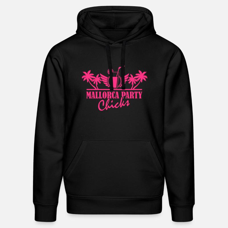 mallorca_party_chicks_01 - Stanley/Stella Unisex Bio-Hoodie DRUMMER  - Schwarz