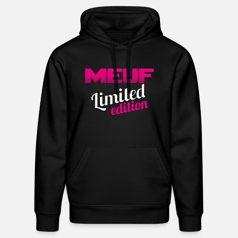 MEUF LIMITED EDITION - Sweat à capuche bio DRUMMER Stanley/Stella Unisexe - noir