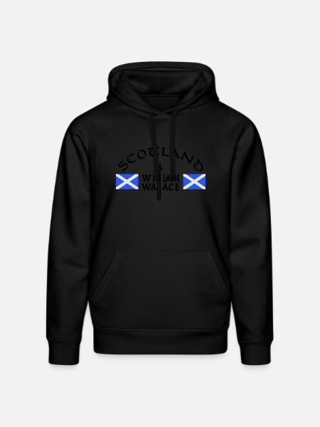 Scotland William Wallace - Stanley/Stella DRUMMER Unisex Organic Hoodie - black