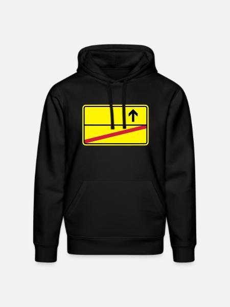 Ortsschild - Stanley/Stella Unisex Bio-Hoodie DRUMMER - Schwarz