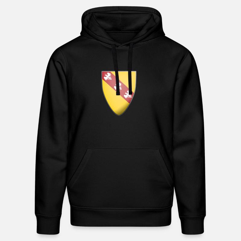 Blason de Lorraine - Sweat à capuche bio DRUMMER Stanley/Stella Unisexe - noir