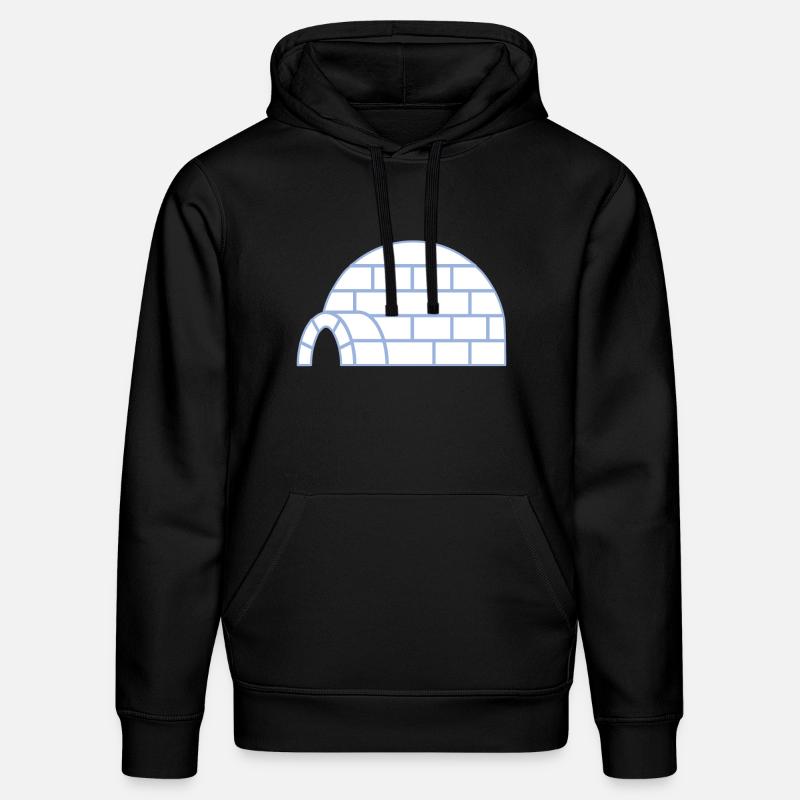 iglou - Sweat à capuche bio DRUMMER Stanley/Stella Unisexe - noir