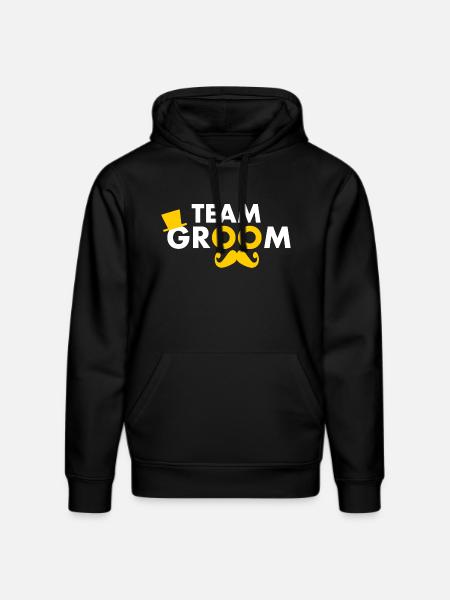Team groom - Stanley/Stella DRUMMER Unisex Organic Hoodie - black