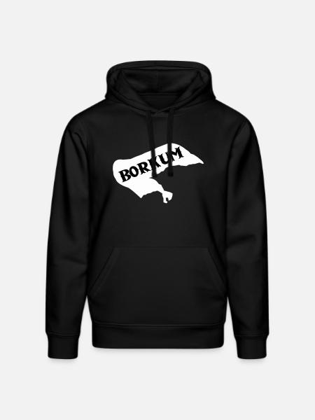 Borkum Island - Stanley/Stella DRUMMER Unisex Organic Hoodie - black