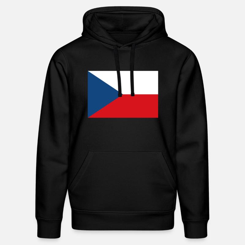 République tchèque - Sweat à capuche bio DRUMMER Stanley/Stella Unisexe - noir