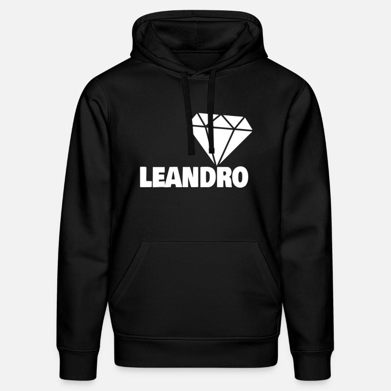 Edel Leandro - Sweat à capuche bio DRUMMER Stanley/Stella Unisexe - noir