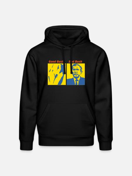 Good Bush - Bad Bush - Stanley/Stella Unisex Bio-Hoodie DRUMMER  - Schwarz