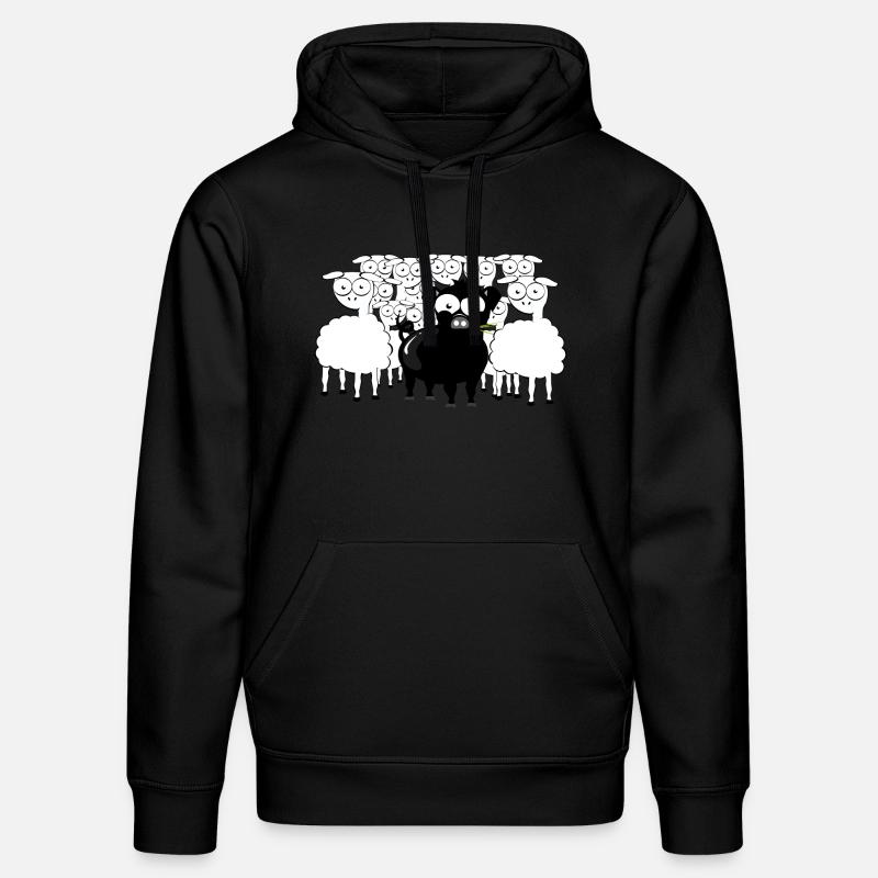 Schwarzes Schwein - Stanley/Stella Unisex Bio-Hoodie DRUMMER  - Schwarz