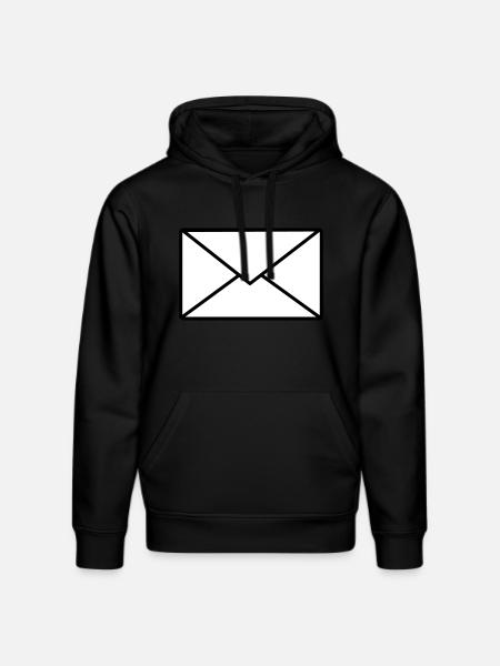 letter - Stanley/Stella DRUMMER Unisex Organic Hoodie - black