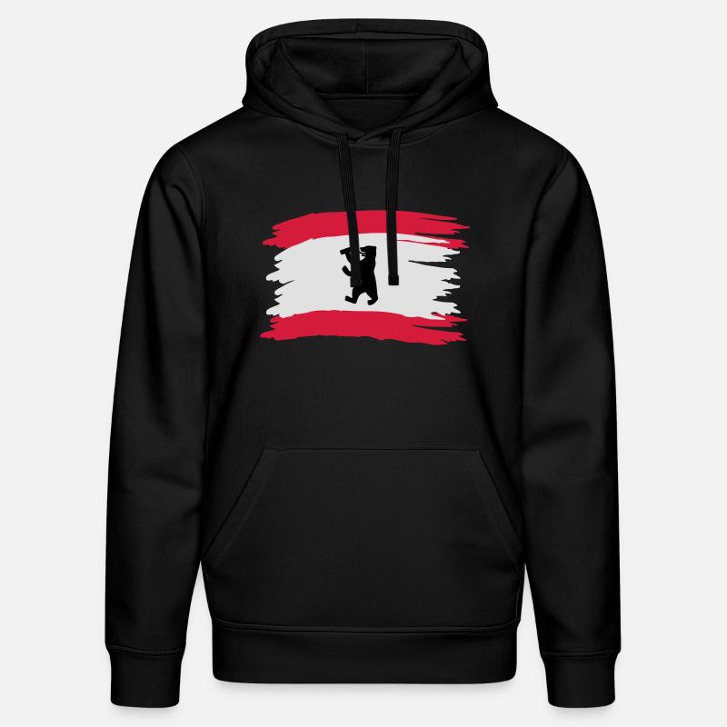 Berlin - Bierlin Flagge - Stanley/Stella Unisex Bio-Hoodie DRUMMER - Schwarz