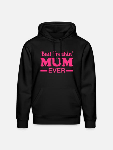 Mum - Stanley/Stella DRUMMER Unisex Organic Hoodie - black
