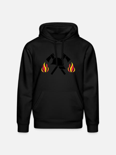 firefighter - Stanley/Stella Unisex Bio-Hoodie DRUMMER - Schwarz