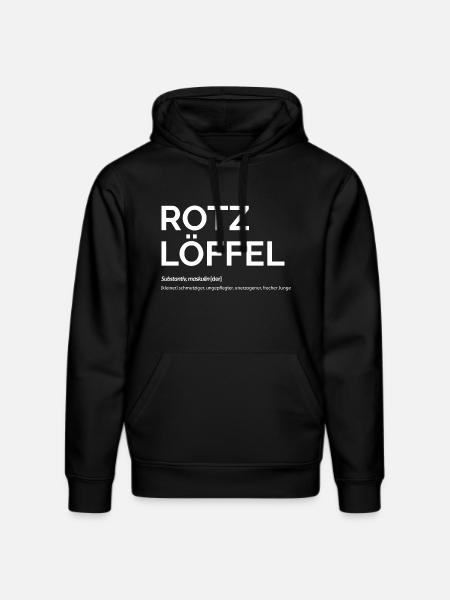 Rotz löf fel - Stanley/Stella Unisex Bio-Hoodie DRUMMER  - Schwarz