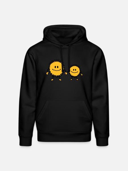 monsters - Stanley/Stella DRUMMER Unisex Organic Hoodie - black