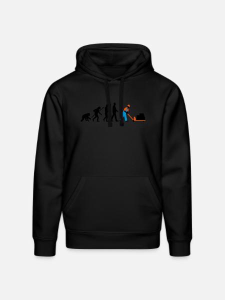 evolution_lagerist_hubwagen_09_201603_3c - Stanley/Stella Unisex Bio-Hoodie DRUMMER  - Schwarz