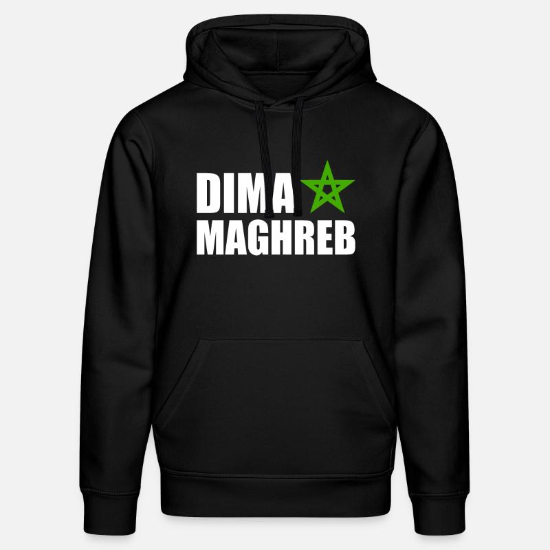 Dima maghreb - maroc - Sweat à capuche bio DRUMMER Stanley/Stella Unisexe - noir