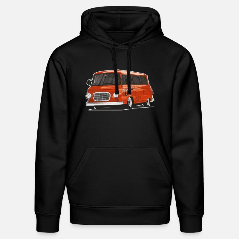 Barkas B1000 // Illustration - Sweat à capuche bio DRUMMER Stanley/Stella Unisexe - noir