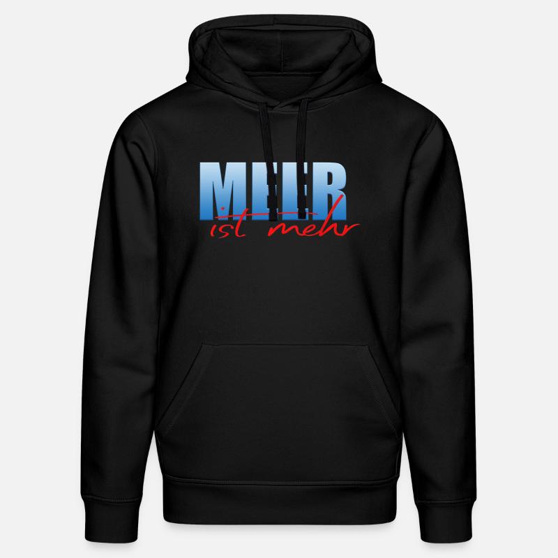 La mer, c’est plus - Sweat à capuche bio DRUMMER Stanley/Stella Unisexe - noir