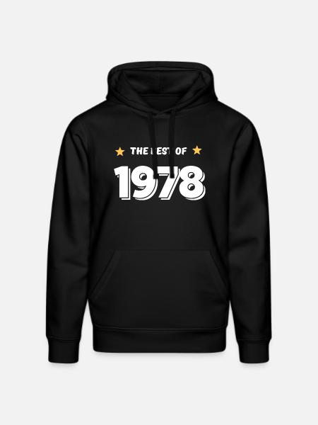 Best of 1978 - Stanley/Stella DRUMMER Unisex Organic Hoodie - black