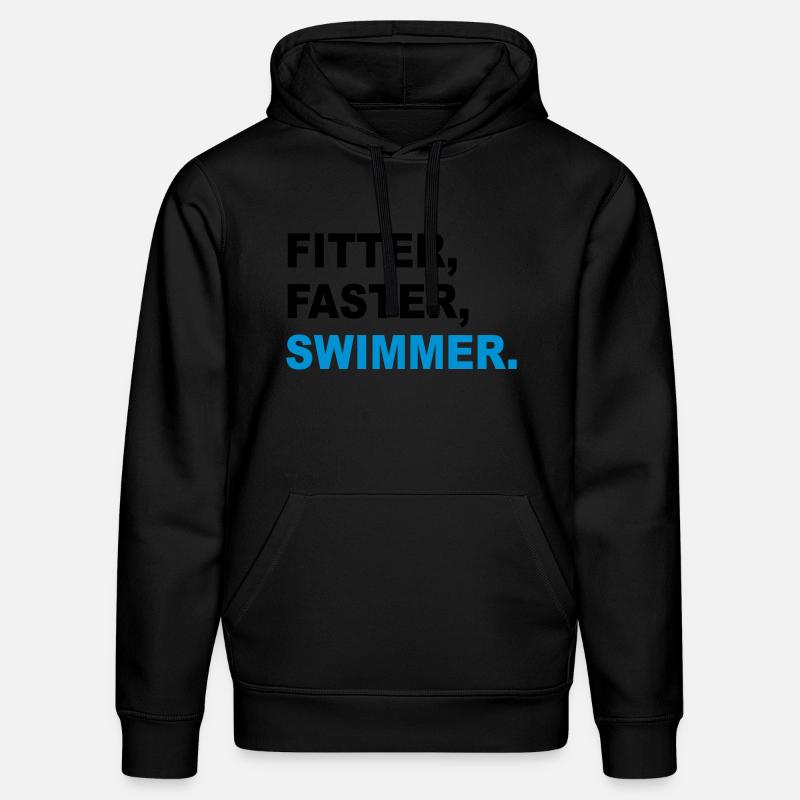 schwimmen - Sweat à capuche bio DRUMMER Stanley/Stella Unisexe - noir