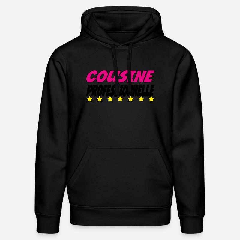PROFESSIONELLER COUSIN - Stanley/Stella Unisex Bio-Hoodie DRUMMER  - Schwarz