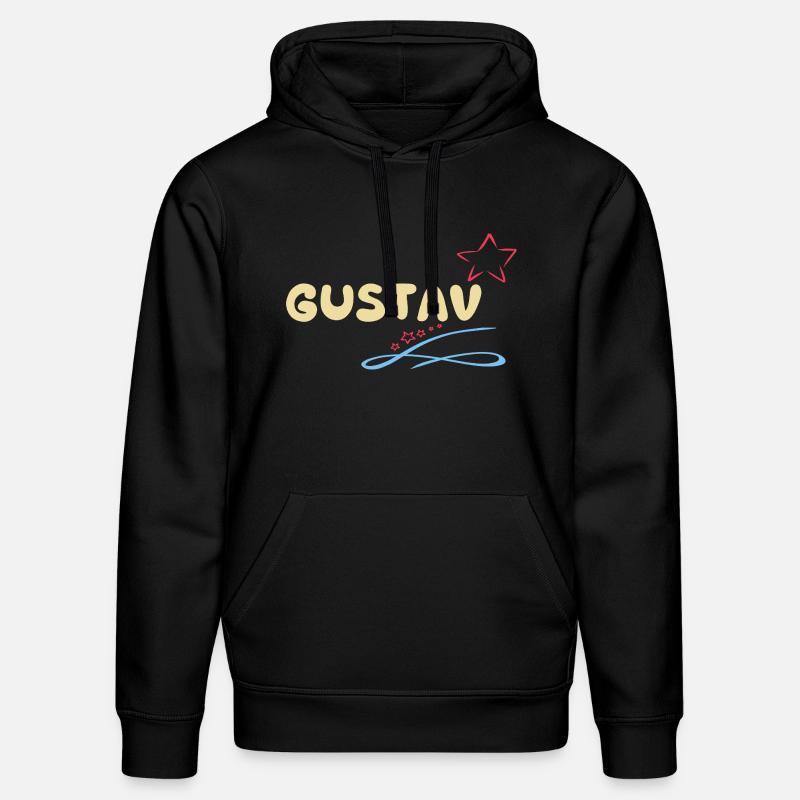 Cadeau Gustav - Sweat à capuche bio DRUMMER Stanley/Stella Unisexe - noir