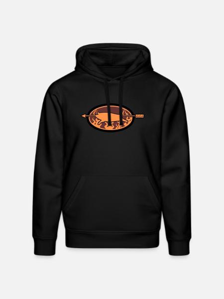 Grilling me softly! - Stanley/Stella Unisex Bio-Hoodie DRUMMER  - Schwarz