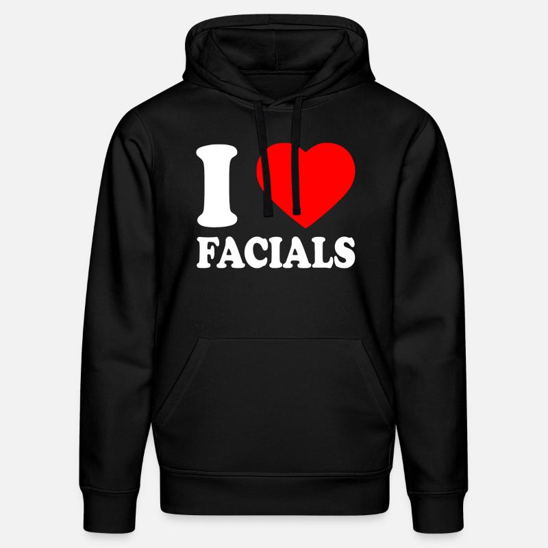 I love facials - Sweat à capuche bio DRUMMER Stanley/Stella Unisexe - noir