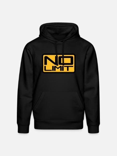 No Limit Shield - Stanley/Stella DRUMMER Unisex Organic Hoodie - black