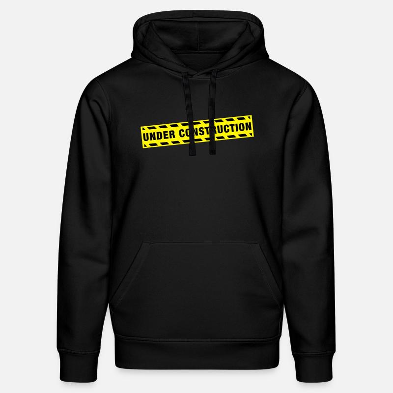 under_construction_de2 - Stanley/Stella Unisex Bio-Hoodie DRUMMER  - Schwarz
