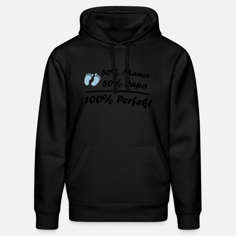 100_perfekt_02 - Stanley/Stella Unisex Bio-Hoodie DRUMMER  - Schwarz